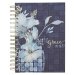 Journal Spiral Blue Floral Grace Eph. 2:8