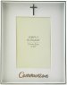 Silver Finish Communion Metal Photo Frame