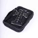 Black Cross With Grommets Bible Cover - Extra Large