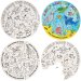 Save The Oceans Colour-In Wheels (Pack of 5)