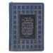 The Plans Modern Blue Grid Classic Journal with Zipper Closure - Jeremiah 29:11