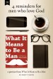 4 Reminders for Men Who Love God