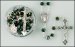 Green Facetted Glass Rosary