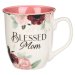 Mug Pink Floral Blessed Mom