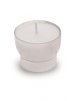 Clear Plastic Cased Lights with Skirt, 8-10 Hours, Pack of 100