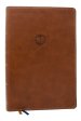 Enduring Word Study Bible: Pastoral Commentary from Every Chapter of the Bible (NKJV, Brown Leathersoft, Red Letter, Comfort Print)