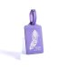 Great Love Purple Leatherette Luggage Tag