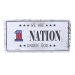 One Nation Number Plate Tag