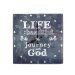 Beautiful Journey Glass Table Top Clock
