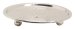 Nickel Plated Candlestick Plate D 10 cm Inside