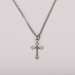 16-18" Sterling Silver Cross Necklace