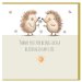 Hedgehog Blessing Single Card