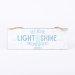 Light Shine Metal Wall Decor with Rope