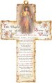 6" Divine Mercy Wood Cross