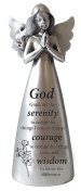 5" Serenity Prayer Resin Message Angel