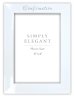 White Finish Symbolic Confirmation Photo Frame