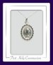 Miraculous Medal Communion Silver Necklet