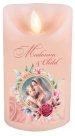 Madonna & Child Scented Wax LED Candle with Timer