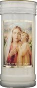 Our Lady Of The Rosary Single Pillar Candle