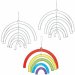 Rainbow Spiral Suncatcher Decoration Kits - Pack of 3