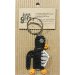 Wire Penguin Keyring