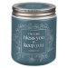 Glass Candle w/Screw Top Lid Blue Bless You and Keep You Num. 6:24