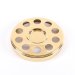 Deluxe Communion Mini Bread Plate Tray & Bread Disc Gold