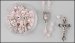 Pink Facetted Glass Rosary