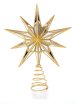 30cm Mirror Star Tree Topper with Gold Edging