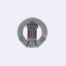 Claddagh With Cross & Stone Visor Clip - Pack of 4