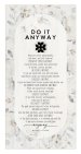 Plaque-Black Wood Emblem-Do It Anyway (6.75 x 13.625)