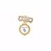 Badge Fancy Round Jr Usher Ethnic Praying Hand Magnet