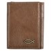 Wallet Leather Brown Ichthus Badge