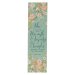 Bookmark-Teal Floral/Strength & Dignity Prov. 31:25 (Pack Of 10)