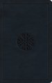 ESV Large Print Value Thinline Bible (TruTone, Navy, Mosaic Cross Design)
