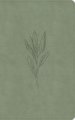 KJV Single-Column Personal Size Bible, Sage Suedesoft
