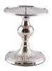 Nickel Plated Candle Holder H 15 cm D 13 cm