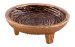 Brown & Gold Incense Bowl D 13 cm