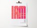 7 'I Am' Statements Of Jesus, The - A4 Print - Red