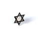 Lapel Pin Star Of David Silver Pack of 6