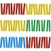 Mixed Colour Pack - 30 Pairs of Claves