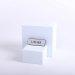 Badge Engraved Contemporary Usher Silver Pin