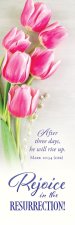 Bookmark-Easter-Rejoice In The Resurrection Mark 10:34 CEB (Pack of 25)