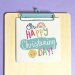 Oh Happy Christening Day Greeting Card & Envelope