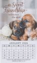 2026 Mini Magnetic Calendar Sweet Friendship