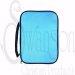 Medium Black/ Sky Blue Canvas Bible Cover