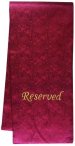 Pew Sash-Reserved-Burgundy/Gold