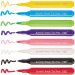 Acrylic Porcelain & Deco Brush Tip Pens (Pack of 8)