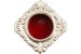 Nickel Plated Pocket Reliquary D 6 cm