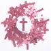 Blank Pink Pocket Cross - Pack of 50